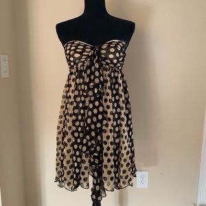 Sweetheart Neckline LaRok Polka Dot Dress